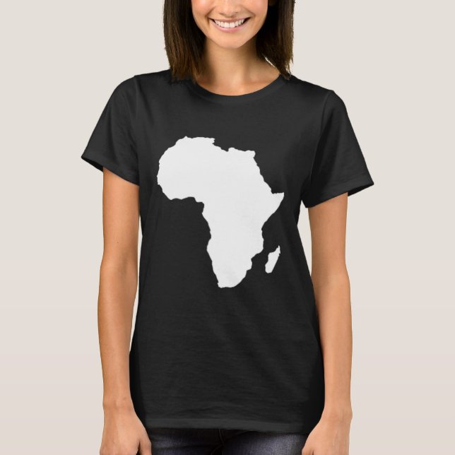 Camiseta História Negra Mês Décimo Junho África Sutil (Frente)