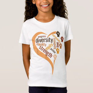 Camiseta História Negra Mês Diversidade Racial Igualdade Ju