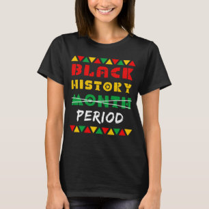 Camiseta História Negra Mês do Orgulho Africano BHM Mulhere