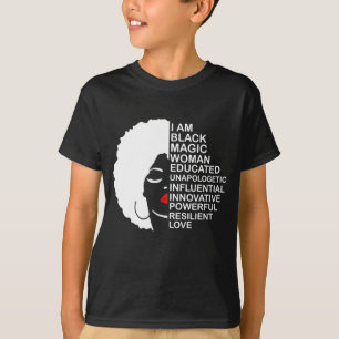 Camiseta História Negra Mês Educado Motivado Melanizado B