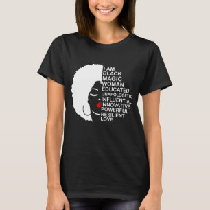 Camiseta História Negra Mês Educado Motivado Melanizado B