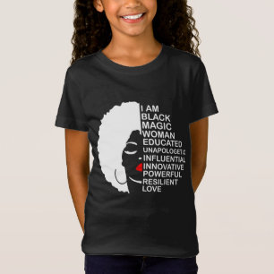 Camiseta História Negra Mês Educado Motivado Melanizado B