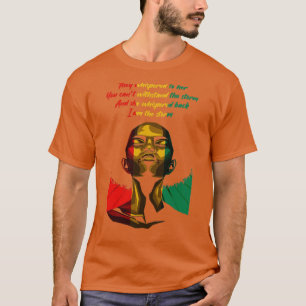Camiseta História Negra Mês Eu Sou A Mulher Africana Da Tem