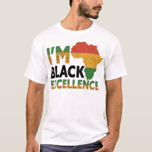 Camiseta História Negra Mês Eu sou Excelência Negra