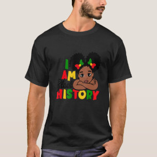 Camiseta História Negra Mês Eu Sou História Negra Afro Cria