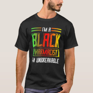 Camiseta História Negra Mês Farmacêuticos Inseparáveis Áfri