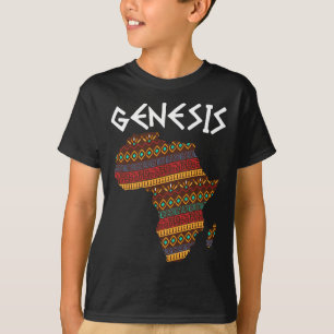 Camiseta História Negra Mês Gênese Orgulhosa África A