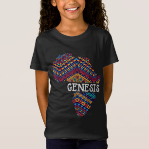 Camiseta História Negra Mês Gênesis Homens Homens Crianças