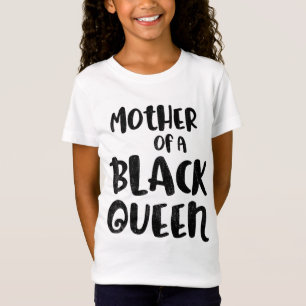 Camiseta História Negra Mês Mãe Rainha Dotada Rapariga