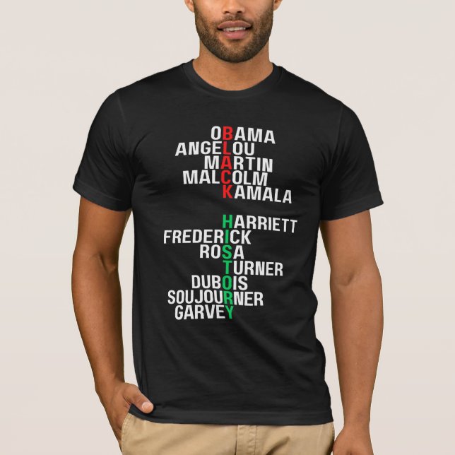 Camiseta História Negra Mês Melanin Rei Rainha Sista Bruh (Frente)