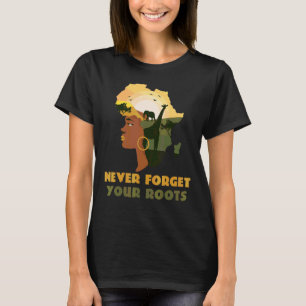 Camiseta História Negra Mês Mulher Africana Afro-Americana