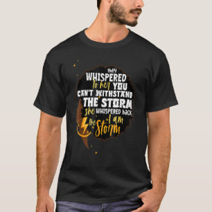 Camiseta História Negra Mês Mulher Africana Afro Eu sou a R