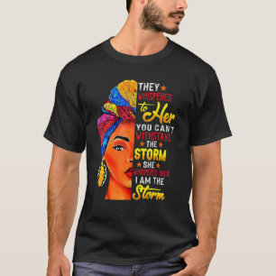 Camiseta História Negra Mês Mulher Africana Afro Eu Sou A R