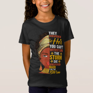 Camiseta História Negra Mês Mulher Africana Afro Eu Sou A R