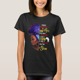 Camiseta História Negra Mês Mulher Africana Afro Eu Sou A R