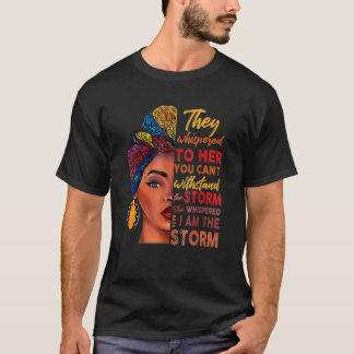 Camiseta História Negra Mês Mulher Africana Afro Eu Sou A R