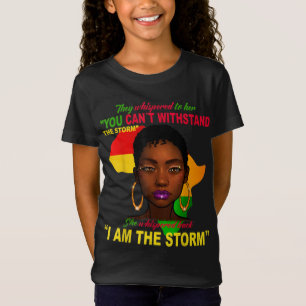Camiseta História Negra Mês Mulher Africana Afro Eu Sou A R
