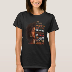 Camiseta História Negra Mês Mulher Africana Afro Eu Sou A R