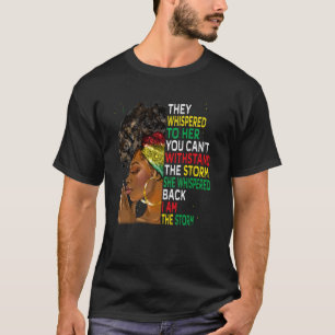 Camiseta História Negra Mês Mulher Africana Afro Eu Sou A R