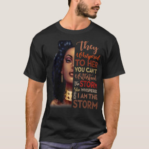 Camiseta História Negra Mês Mulher Africana Afro I Am The S