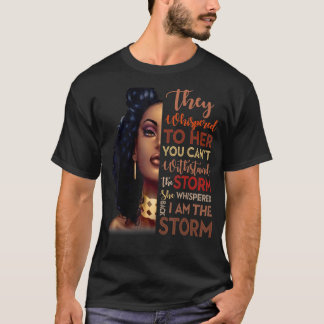 Camiseta História Negra Mês Mulher Africana Afro I Am The S