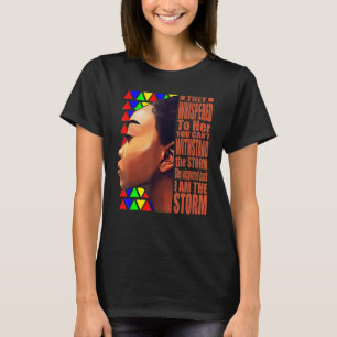 Camiseta História Negra Mês Mulher Africana Afro I Am The S