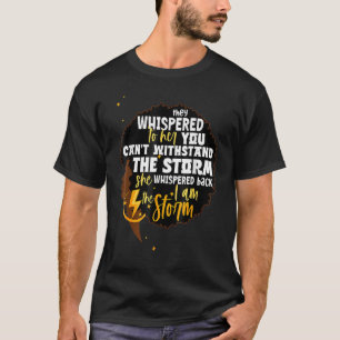 Camiseta História Negra Mês Mulher Africana Afro I Am The S