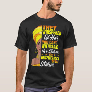 Camiseta História Negra Mês Mulher Africana Afro I Am The S