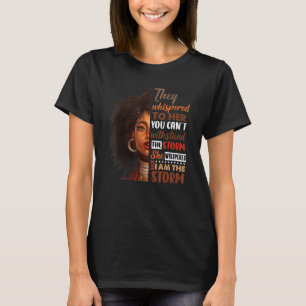 Camiseta História Negra Mês Mulher Africana Afro I Am The S