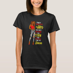 Camiseta História Negra Mês Mulher Africana Afro I Am The S
