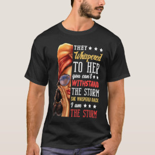 Camiseta História Negra Mês Mulher Africana Afro I Am The S