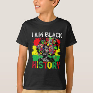 Camiseta História Negra Mês Mulher Africana I Am Black Hist