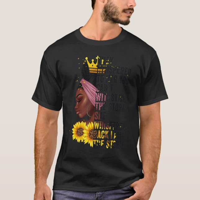 Camiseta História Negra Mês Mulheres Africanas Eu Sou A Rua (Frente)