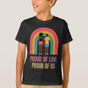 Camiseta História Negra Mês Negro Casal Orgulhoso Africano
