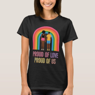 Camiseta História Negra Mês Negro Casal Orgulhoso Africano