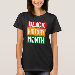 Camiseta História Negra Mês Orgulho Negro Africano Orgulho