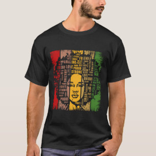 Camiseta História Negra Mês Orgulho Patrimônio Cultural Afr