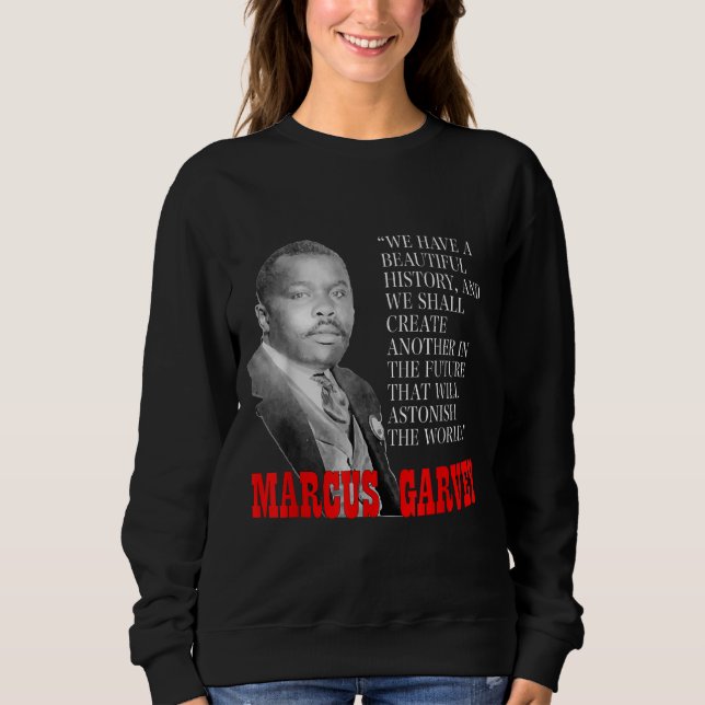 Camiseta História Negra Mês Orgulho Presente Marco Garvey C (Frente)