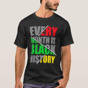 Camiseta História Negra Mês Orgulhoso Melanina Negra 7