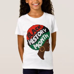 Camiseta História Negra Mês Orgulhoso Rainha Africana Liber