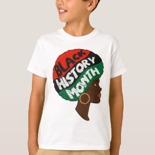 Camiseta História Negra Mês Orgulhoso Rainha Africana Liber