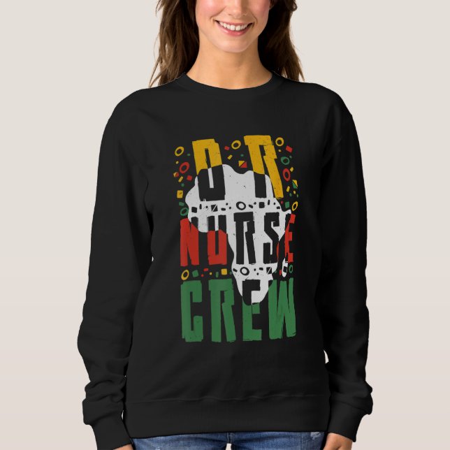 Camiseta História Negra Mês ou Enfermeira Operação Africana (Frente)