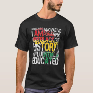 Camiseta História Negra Mês Preto Orgulho Africano Afri