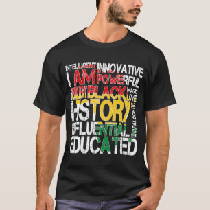 Camiseta História Negra Mês Preto Orgulho Africano Afri