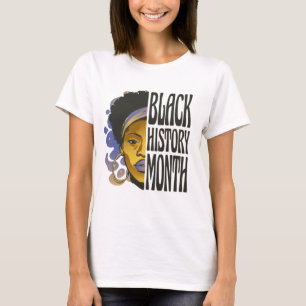 Camiseta História Negra Mês - Rainha da Mulher Melanina