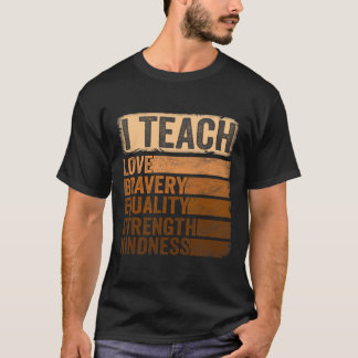 Camiseta História Negra Mês Roupa I Ensinar História Negra