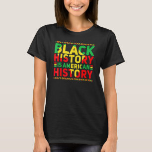 Camiseta História negra negra da América negra