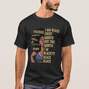 Camiseta História Negra Negra Preta A Cada Mês Mulheres A