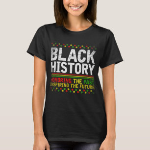 Camiseta História Negra Orgulho BHM Patrimônio Africano A