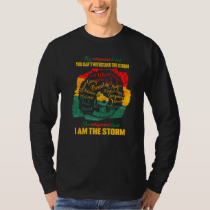 Camiseta História Negra Orgulhosa Mulher Negra Africana Afr